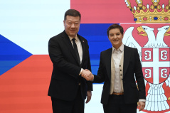 30. април 2026. Председница Народне скупштине са председником Представничког дома Парламента Чешке Републике