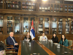 30. април 2026. Представници опозиционих посланичких група на онлајн састанку са представницима Венецијанске комисије 