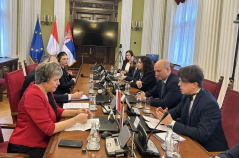 31. март 2026. Потпредседница Народне скупштине и председнице Одбора за европске интеграције са делегацијом Групе пријатељства са балканским регионом Парламента Пољске