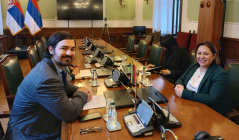 2. april 2026. Članovi PGP sa Bolivarskom Republikom Venecuelom i ambasadorka Venecuele u Srbiji 